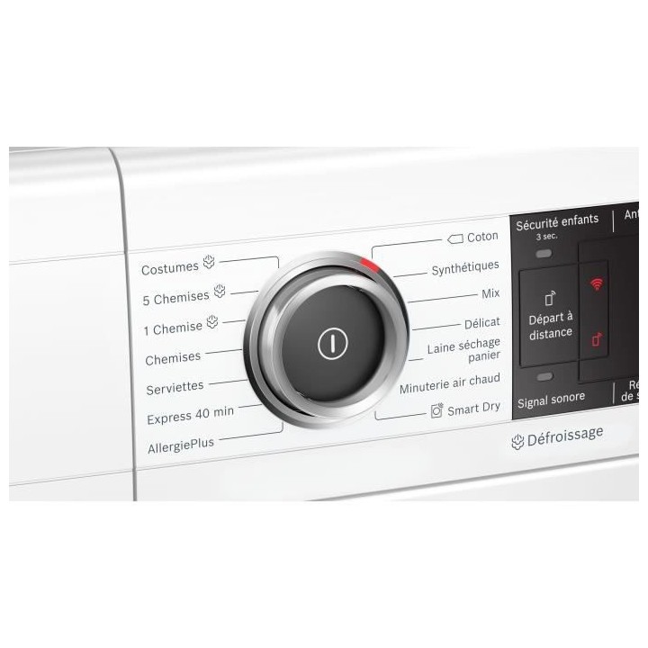 Seche-linge pompe a chaleur BOSCH WTX87KH9FF SER8 - 9 kg - AutoClean -