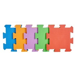 Tapis Puzzle Multicouleur Feuille de Mousse (12 Unités)