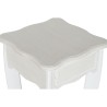 Jeu de 2 tables DKD Home Decor Blanc Marron Clair Bois MDF 30 x 30 x 76,5 cm