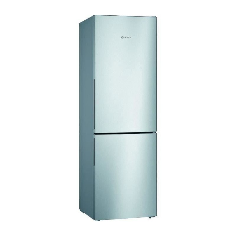 BOSCH KGV36VLEAS - Réfrigérateur congélateur bas-307 L (213+94 L)-Froid brassé - L 60 x H 186 cm - Inox