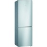 BOSCH KGV36VLEAS - Réfrigérateur congélateur bas-307 L (213+94 L)-Froid brassé - L 60 x H 186 cm - Inox