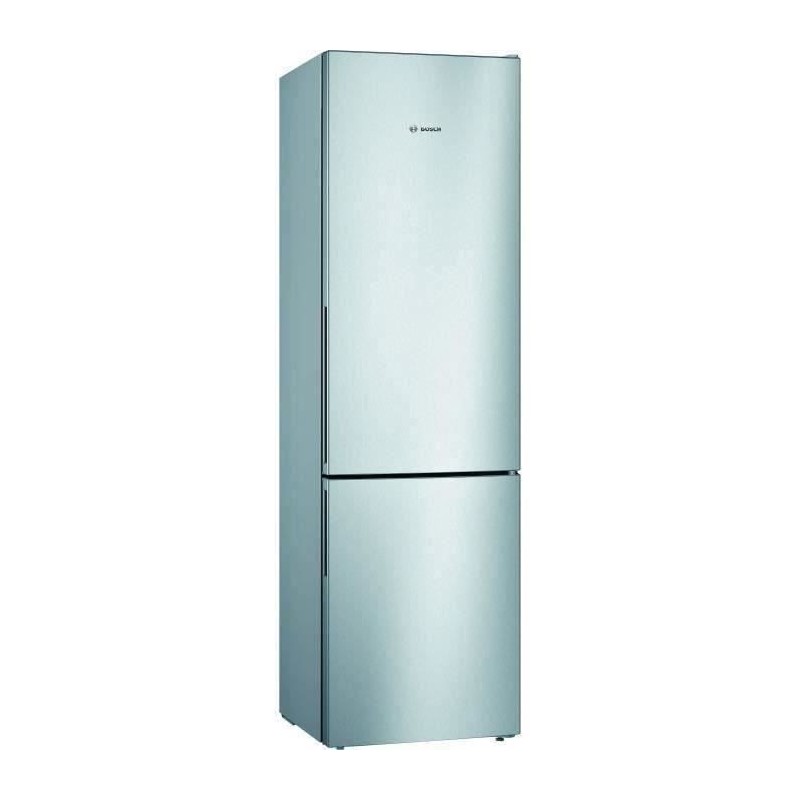 BOSCH KGV39VLEAS - Réfrigérateur congélateur bas - 344L (250+94) - Froid brassé - L 60cm x H 201cm - Inox