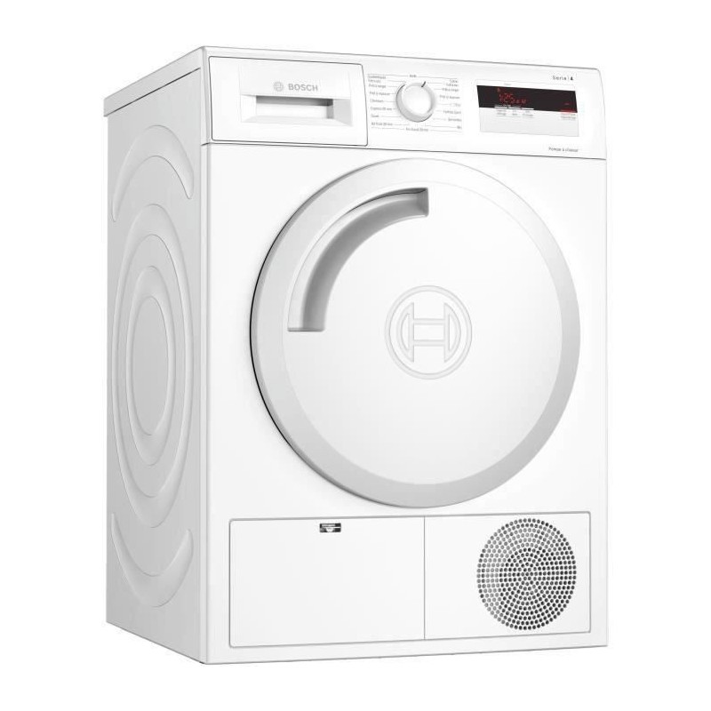 Seche-linge pompe a chaleur BOSCH WTH83003FF SER4 - 8 kg - Classe A+ - Blanc