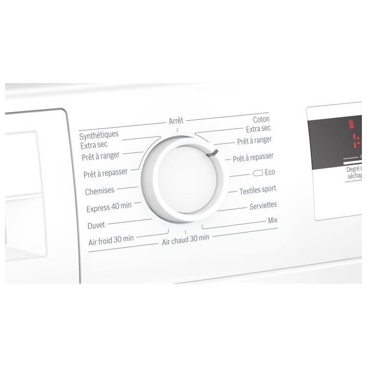 Seche-linge pompe a chaleur BOSCH WTH83003FF SER4 - 8 kg - Classe A+ -