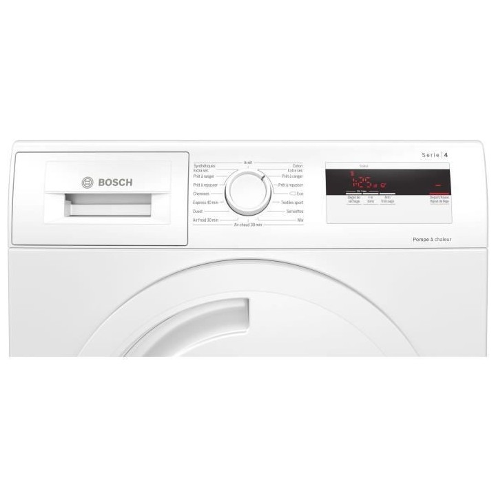Seche-linge pompe a chaleur BOSCH WTH83003FF SER4 - 8 kg - Classe A+ -
