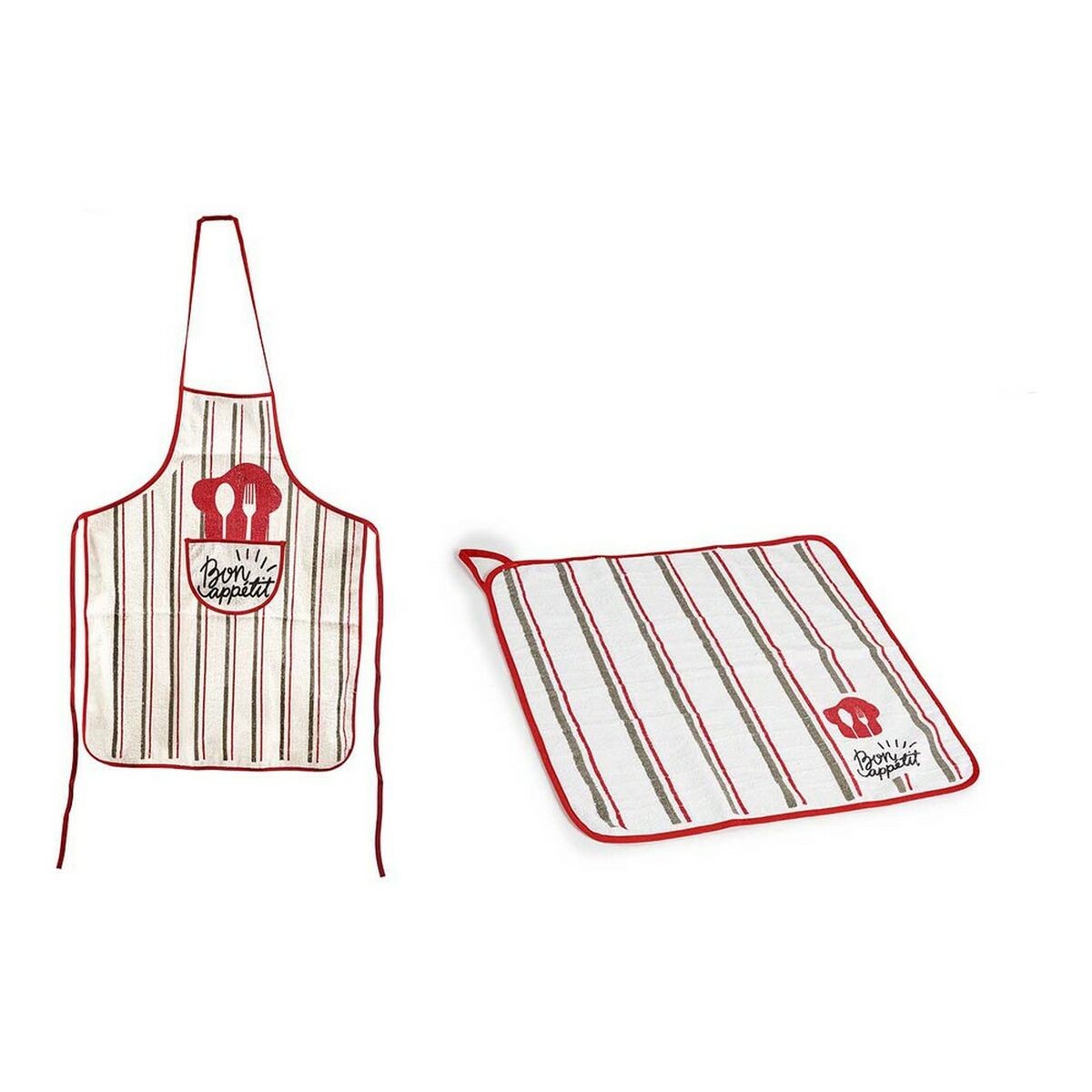 /283552/lot-tablier-tissu-de-cuisine-60-x-0-3-x-80-cm-rouge-blanc-80-coton-70-coton-2-pcs.jpg