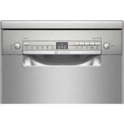 Lave-vaisselle pose libre BOSCH SPS2HKI59E - 9 couverts - Induction - L45cm - 46 dB - Silver