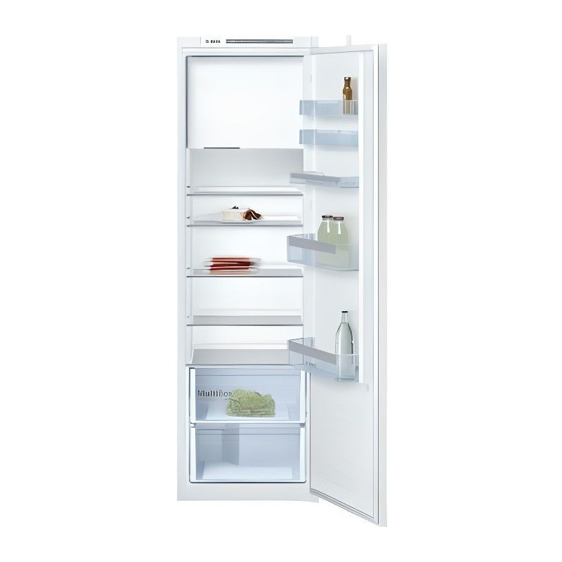 BOSCH KIL82VSF0 Réfrigérateur 1 porte intégrable - 286L (252+34) - SER4 - 177x56cm - Blanc