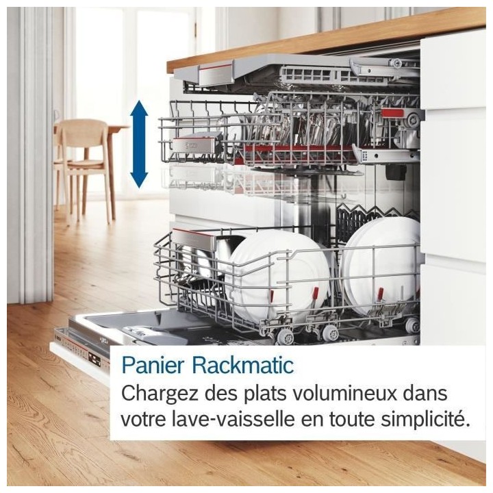 Lave-vaisselle pose libre BOSCH SMS4ETW14E SER4 - 12 couverts - Induct