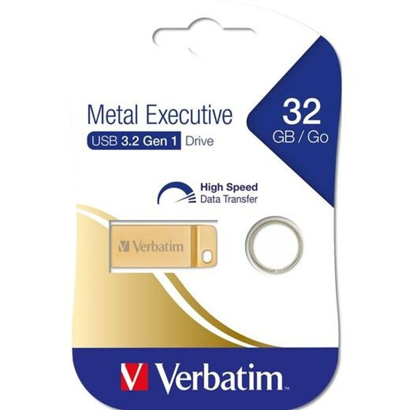 Clé USB Verbatim Executive Doré 32 GB