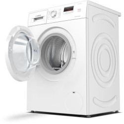 Lave-linge hublot BOSCH WAJ28057FF SER2 - 7 kg - Induction - L60cm - Classe énergie A+++ - 1400 trs/min - Blanc