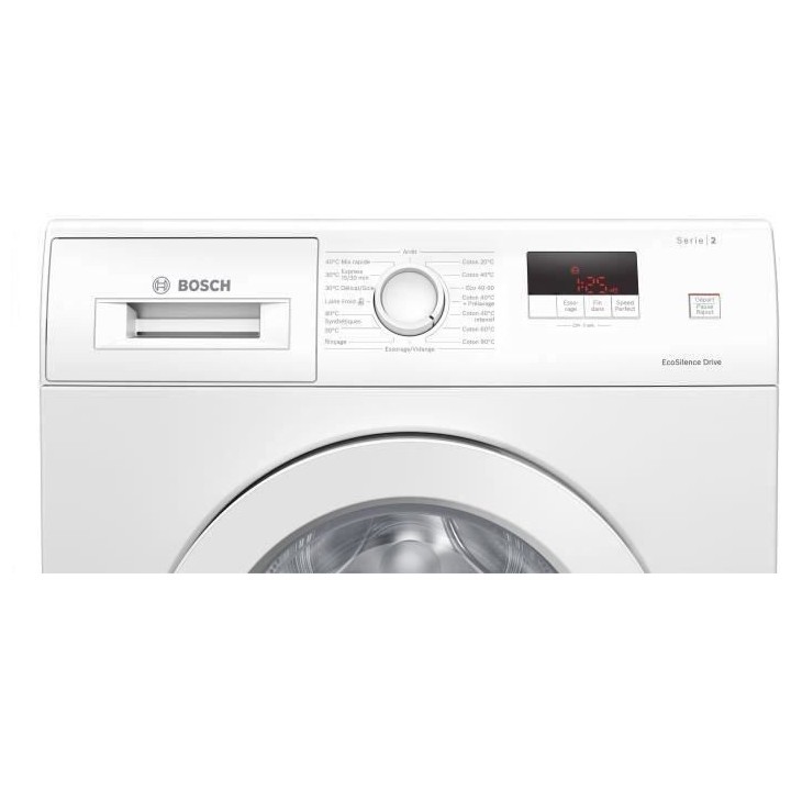 Lave-linge hublot BOSCH WAJ28057FF SER2 - 7 kg - Induction - L60cm - C