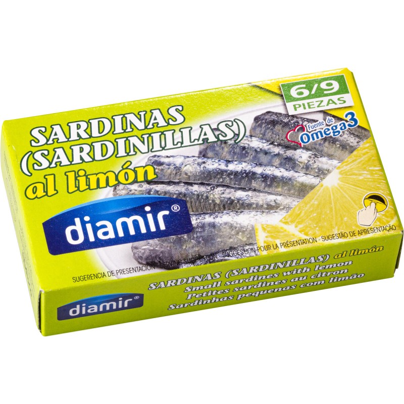 Sardines Diamir 90 g Citron