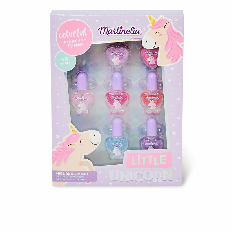 Kit de maquillage pour enfant Martinelia Little Unicorn Nail Polish (7 Unités)