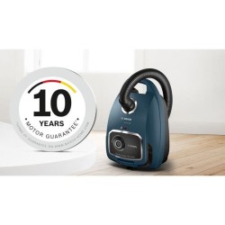 BOSCH BGL6FAM1 - Aspirateur avec sac - Variateur de puissance a la poignée - Brossette multi-usage intégrée - Tres silencieux