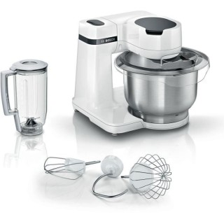 BOSCH Kitchen machine Serie 2 blanc -700W - Bol mélangeur inox 3,8 L