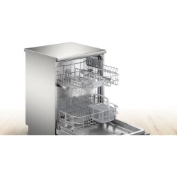 Lave-vaisselle pose libre BOSCH SMS2ITI12E SER2 - 12 couverts - Induction - L60cm - Home Connect - 48 dB - Silver/Inox