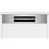 Lave-vaisselle encastrable BOSCH SGI4HVS31E SER4 - 13 couverts - Induction - L60cm - 46 dB - Bandeau Inox