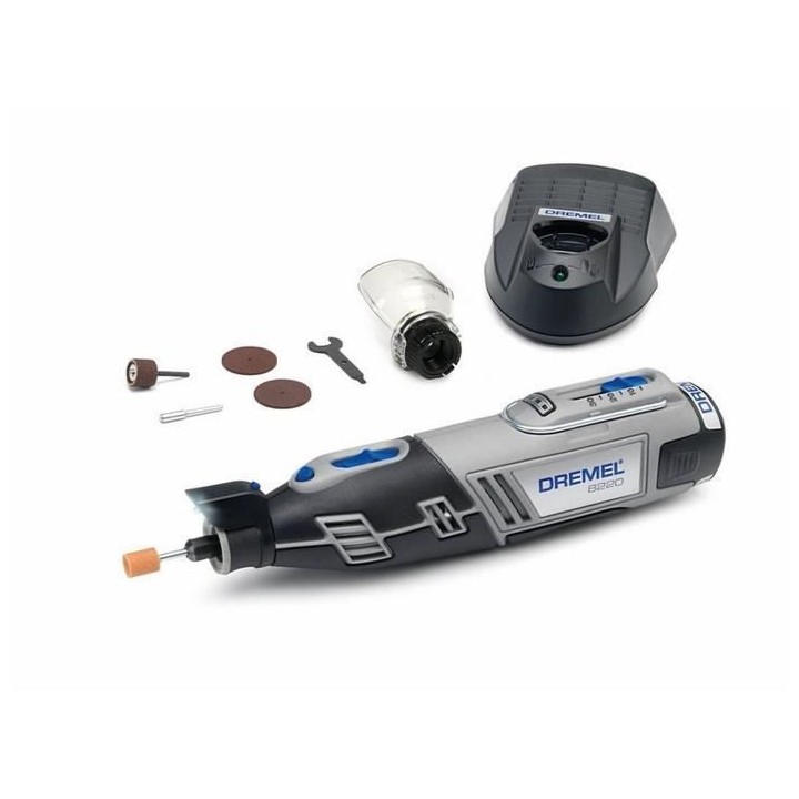 Dremel 8220 - Outil Rotatif Multifonction Sans-fil 12V (Livré avec 1