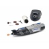 Dremel 8220 - Outil Rotatif Multifonction Sans-fil 12V (Livré avec 1 Adaptation et 5 Accessoires, Vitesse 5.000-35.000 tr/min)