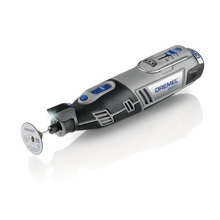 Dremel 8220 Outil Rotatif Multifonction Sans-fil 12V (Livré avec 5 Ad