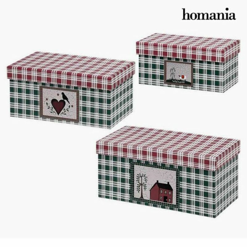 Boîte Décorative Homania (3 uds) Carton