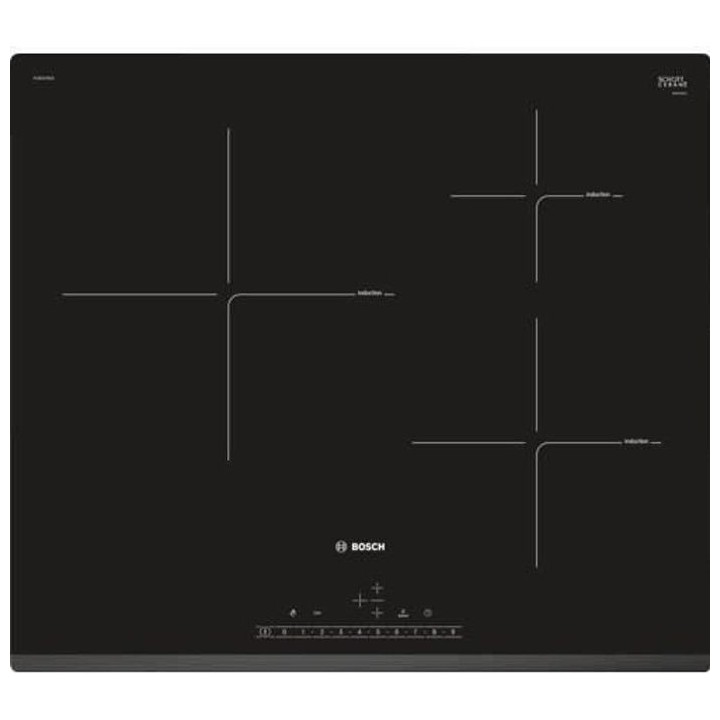 Table de cuisson a Induction BOSCH - 3 zones - L59,2 x P52,2 cm - 7400