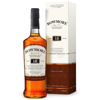 Bowmore 18 Ans - Islay Single Malt Scotch Whisky - Sous étui - 40,0%