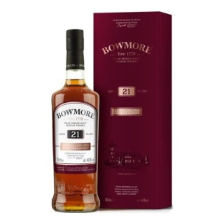 Bowmore 21 Ans - Islay Single Malt Scotch Whisky - Sous étui - 48,4%