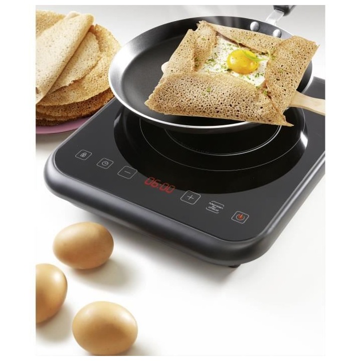 BRANDT TI1FSOFT Plaque de cuisson posable a induction Noir