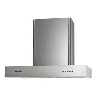 Hotte décor murale BRANDT AD1516X - Largeur 60cm - Inox - Evacuation