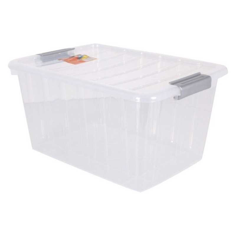 Boîte de rangement avec couvercle Thais 30 L Transparent