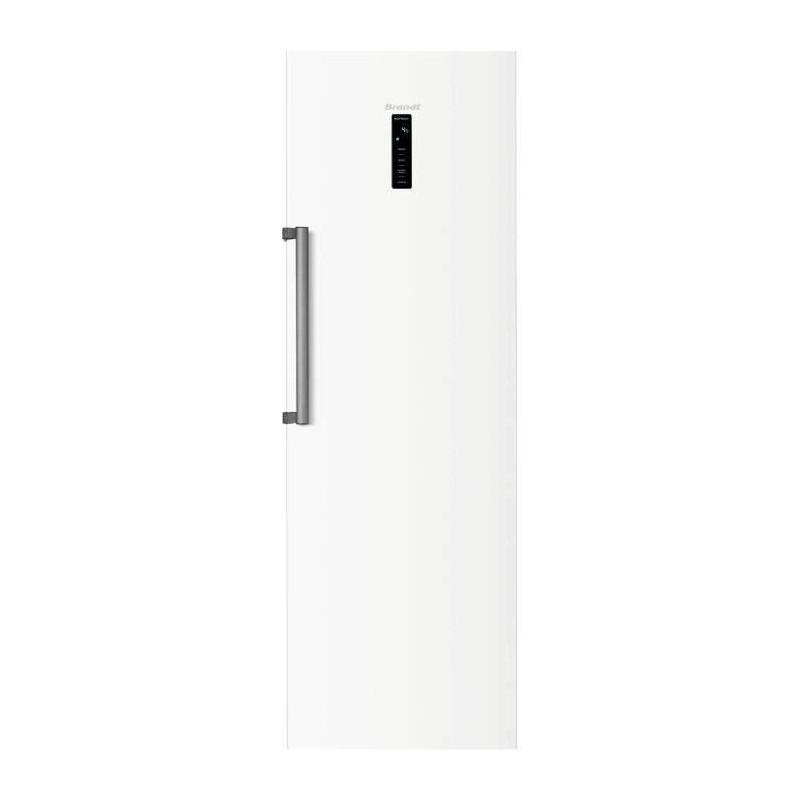 BRANDT BFL862YNW - Réfrigérateur 1 porte - 355 L - Froid ventilé - L59,5 x H185 cm - Blanc