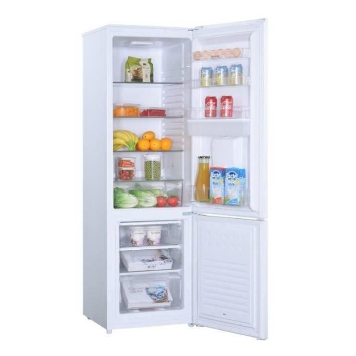 BRANDT BFC7527WD - Réfrigérateur combiné 260L (195L + 65L) - Froid