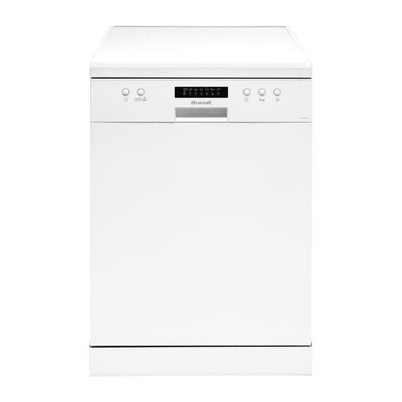 Lave-vaisselle pose libre BRANDT LVC137W - 13 couverts - Induction - L60cm - 47dB - Blanc