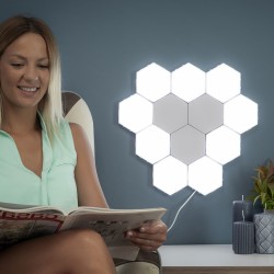 Ensemble de Panneaux LED Modulaires Magnétiques et Tactiles Tilight InnovaGoods (Pack de 3)