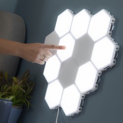 Ensemble de Panneaux LED Modulaires Magnétiques et Tactiles Tilight InnovaGoods (Pack de 3)