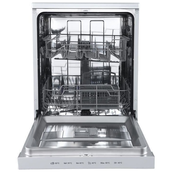 Lave-vaisselle pose libre BRANDT LVC128S - Induction - 12 couverts - L