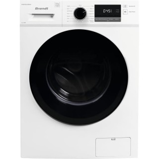 Lave-linge hublot BRANDT LLC124W - 12 kg - Induction - 1400 trs/min -