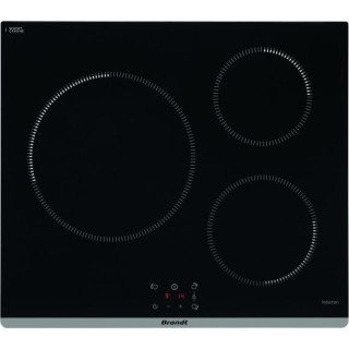 Plaque de cuisson induction - BRANDT - 3 zones - L60 cm - TI364B - 720