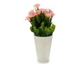 Plante décorative Marguerite 12 x 21 x 12 cm Rose Lila Blanc Jaune Plastique