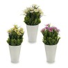 Plante décorative Marguerite 12 x 21 x 12 cm Rose Lila Blanc Jaune Plastique