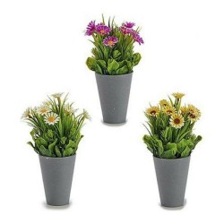 Plante décorative 8430852552938 Marguerite Rose Lila Blanc Jaune Plastique 10 x 22 x 10 cm