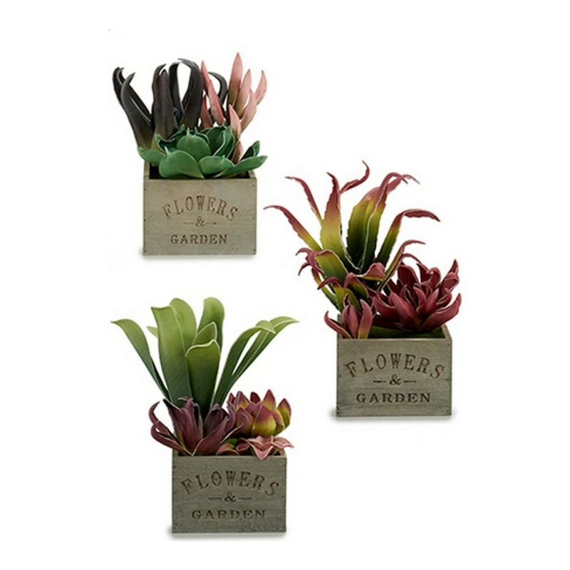 Plante décorative Plastique Bois Marron (15 x 28 x 15 cm)