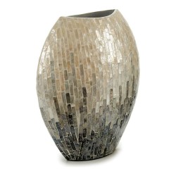 Vase Gris Dégradé (15 x 35 x 32 cm)