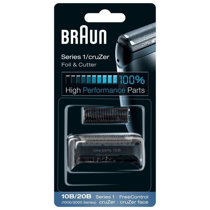 Braun 10B Series 1 190 Piece de rechange Combi Pack