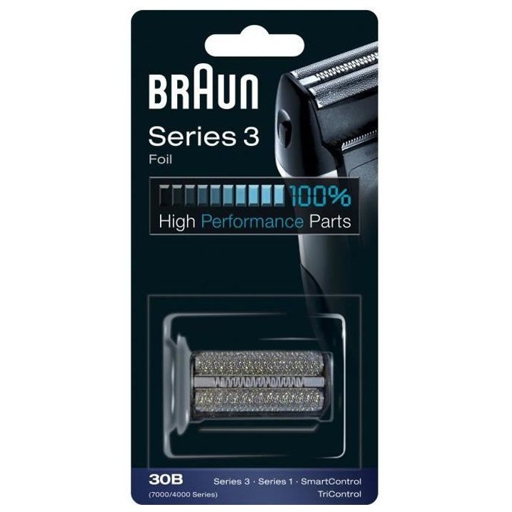 Braun Series 3 Piece de Rechange Pour Rasoir Électrique Noir, Compati