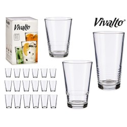 Set de Verres 41015 Transparent verre 6 x (51 cl) / 6 x (34 cl) / 6 x (23 cl)