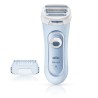 BRAUN Silk-épil Lady Shaver 5-160 Rasoir électrique - Femme - 3 en 1 - Sans Fil - Technologie Wet & Dry - Bleu