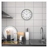 Horloge Murale Versa Blanc Quartz Plastique 4,5 x 30,5 x 30,5 cm